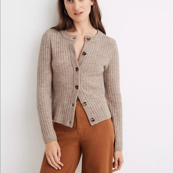 MADEWELL MERRITT SHRUNKEN CARDIGAN SWEATER - Picture 2 of 4